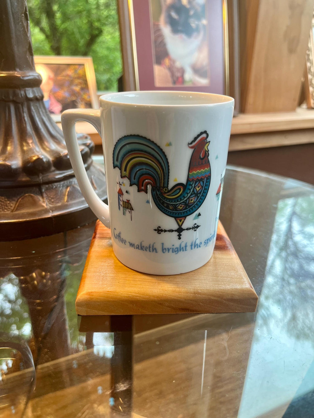 Apple Wood Coasters: Oregon Grown, Felt Backed, Set of 6