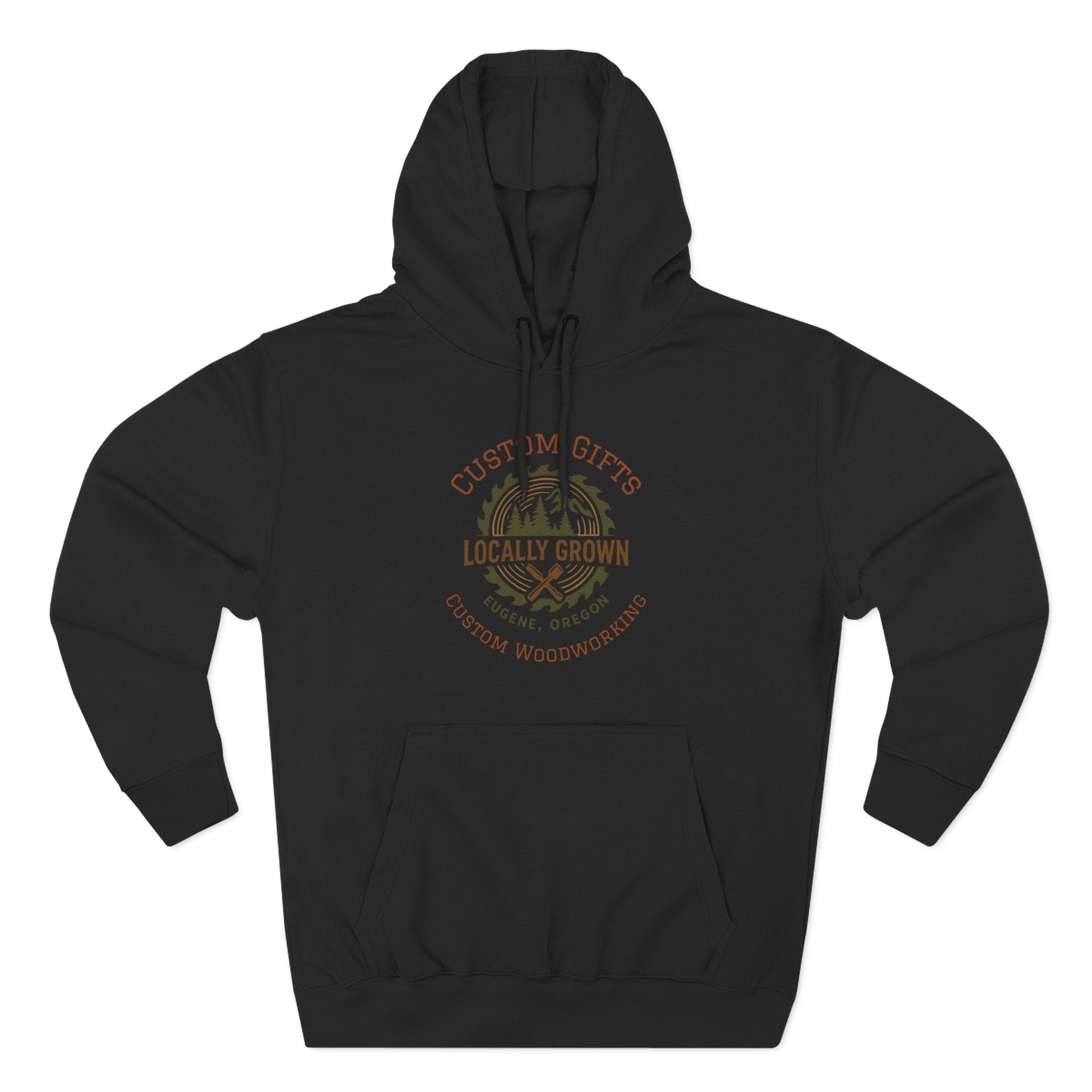 Locally Grown Gifts Branded Three-Panel Fleece Hoodie