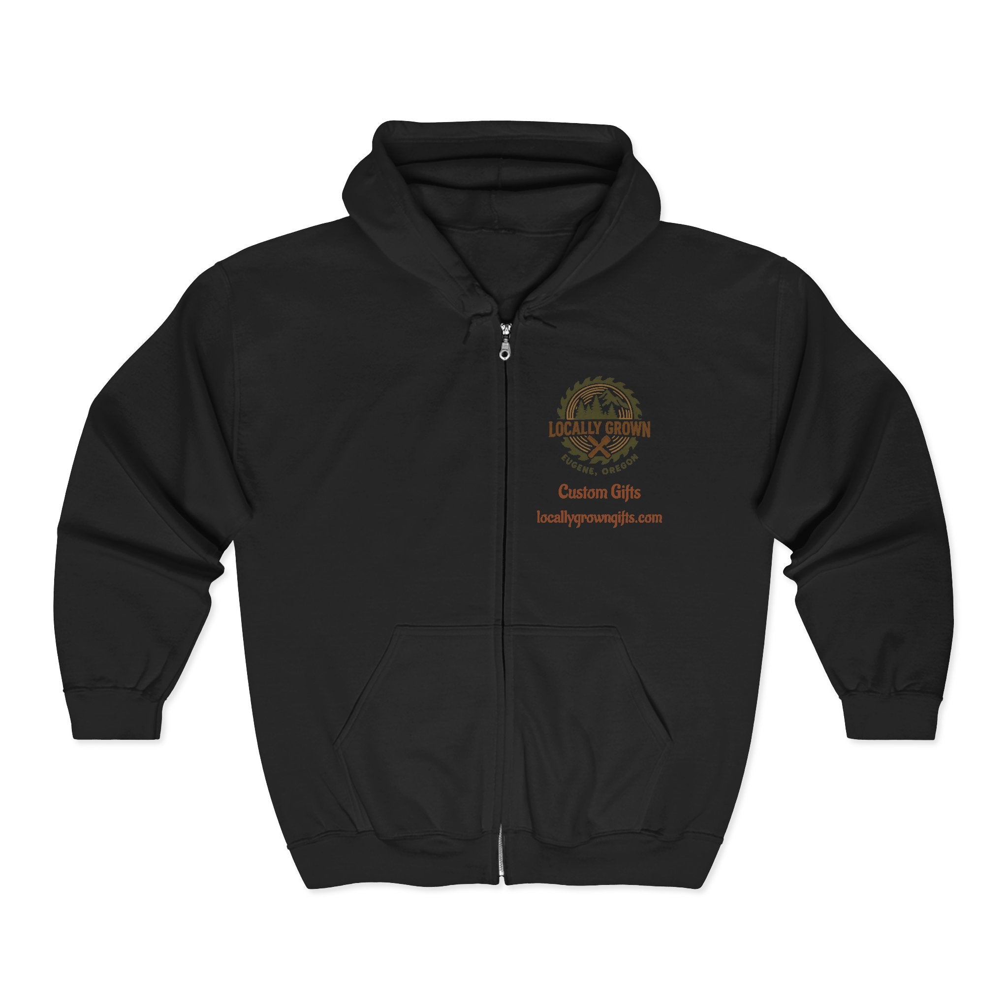 Locally Grown Gifts Branded Unisex Heavy Blend™ Full Zip Hooded Sweatshirt