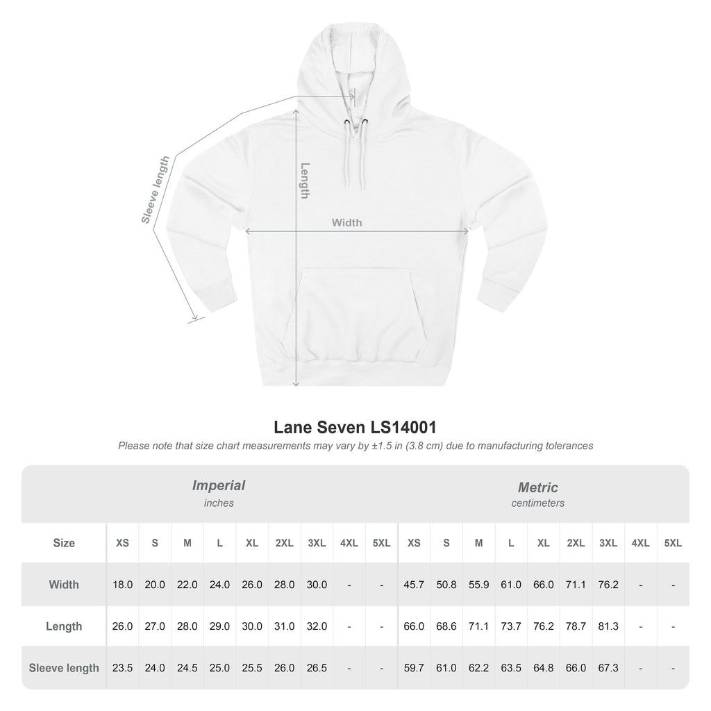 Locally Grown Gifts Branded Three-Panel Fleece Hoodie