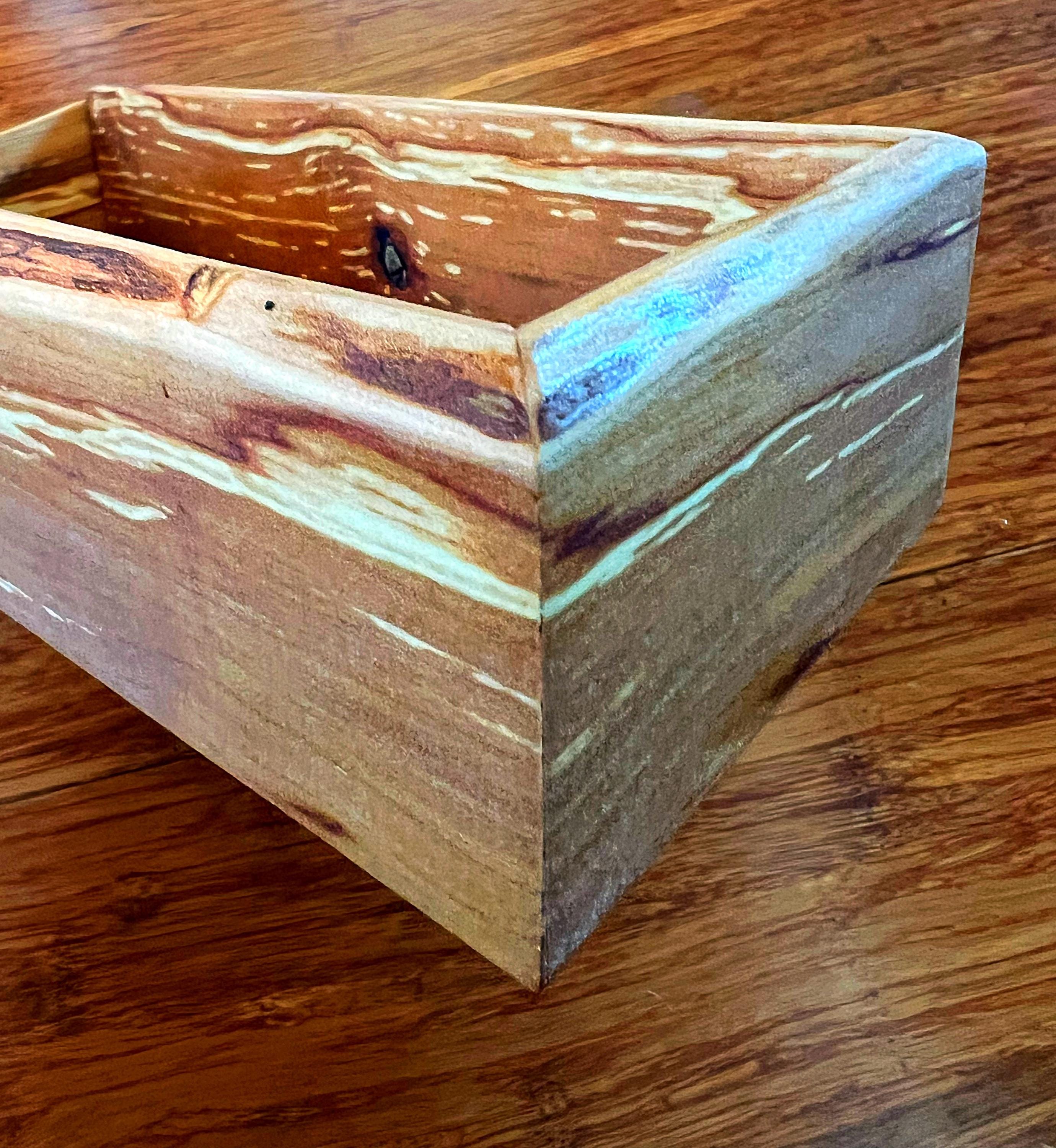 Rustic Live-Edge Jewelry Tray | Apple Wood Ring Dish | Handmade Wooden Catchall for Keepsakes