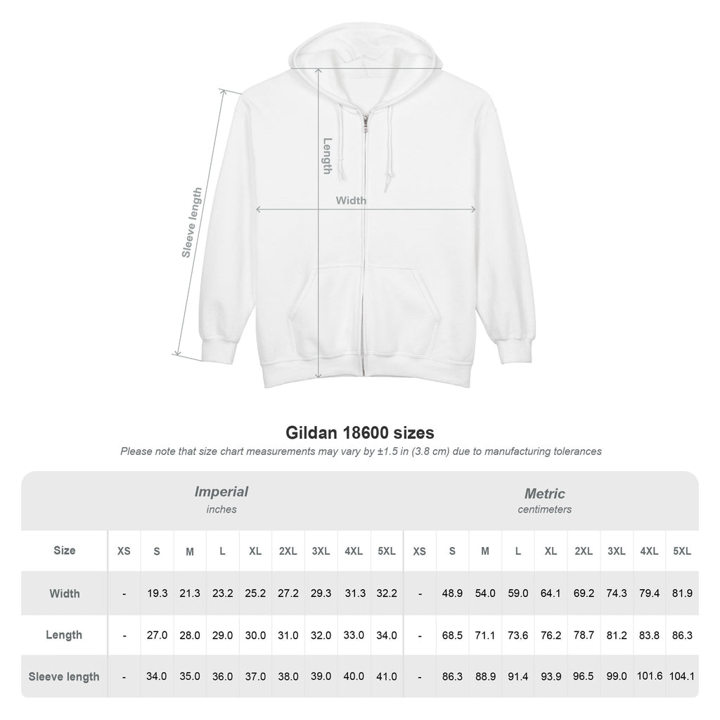 Locally Grown Gifts Branded Unisex Heavy Blend™ Full Zip Hooded Sweatshirt