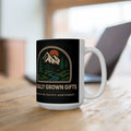 Locally Grown Gifts Branded Ceramic Mug, (15oz)