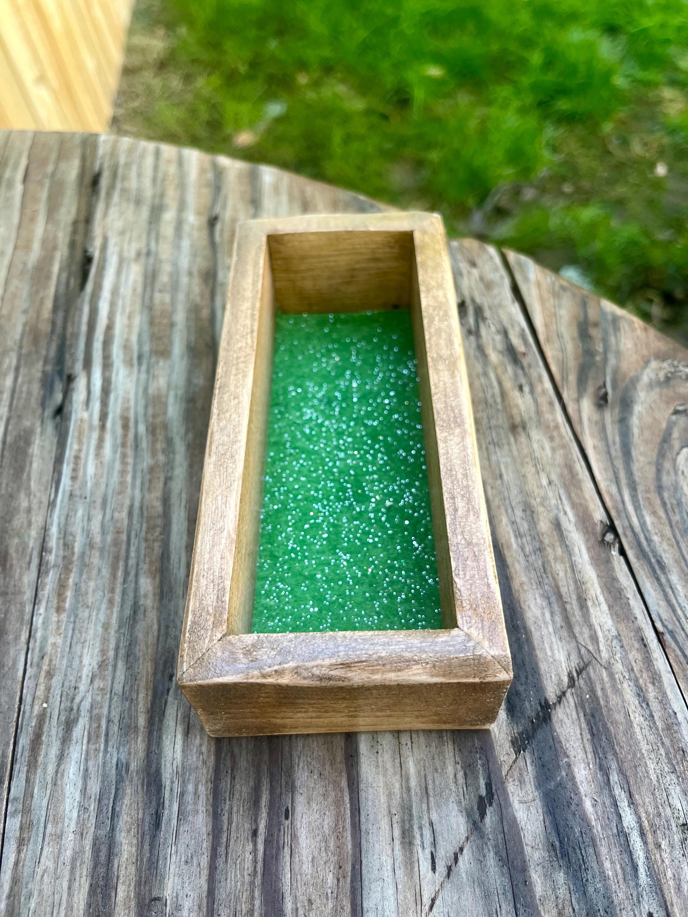 Handmade Plum Wood Jewelry Tray | Live-Edge with Green Felt