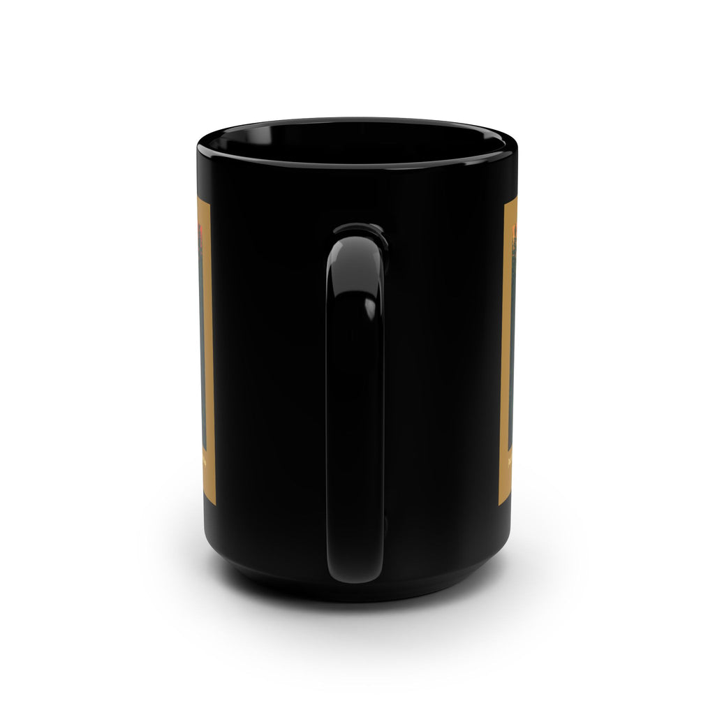 The Pacific Northwest… Where the Mountains Grow the Wood — 15oz Black Ceramic Mug