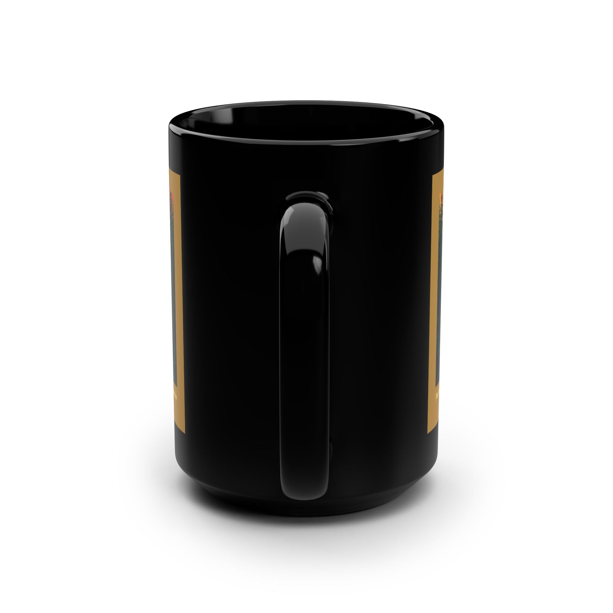 The Pacific Northwest… Where the Mountains Grow the Wood — 15oz Black Ceramic Mug
