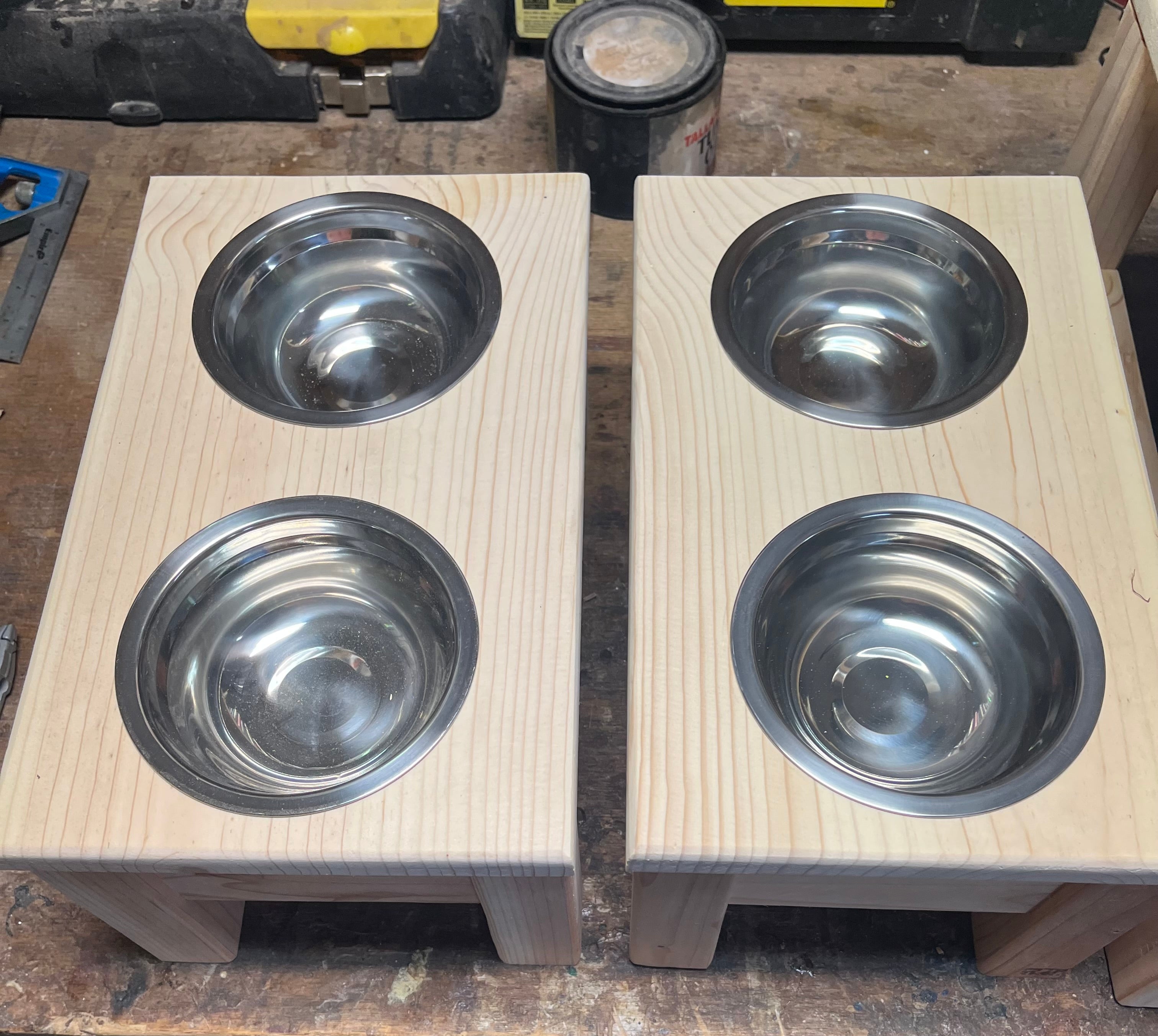 Elevated Dog Food Dishes - Large Single Bowl