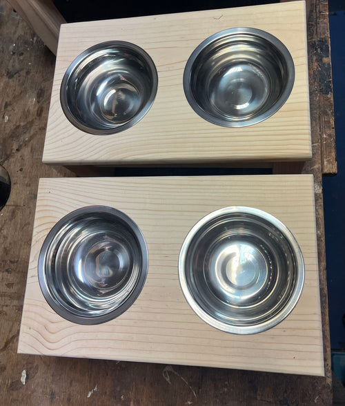 Elevated Dog Food Dishes - Small