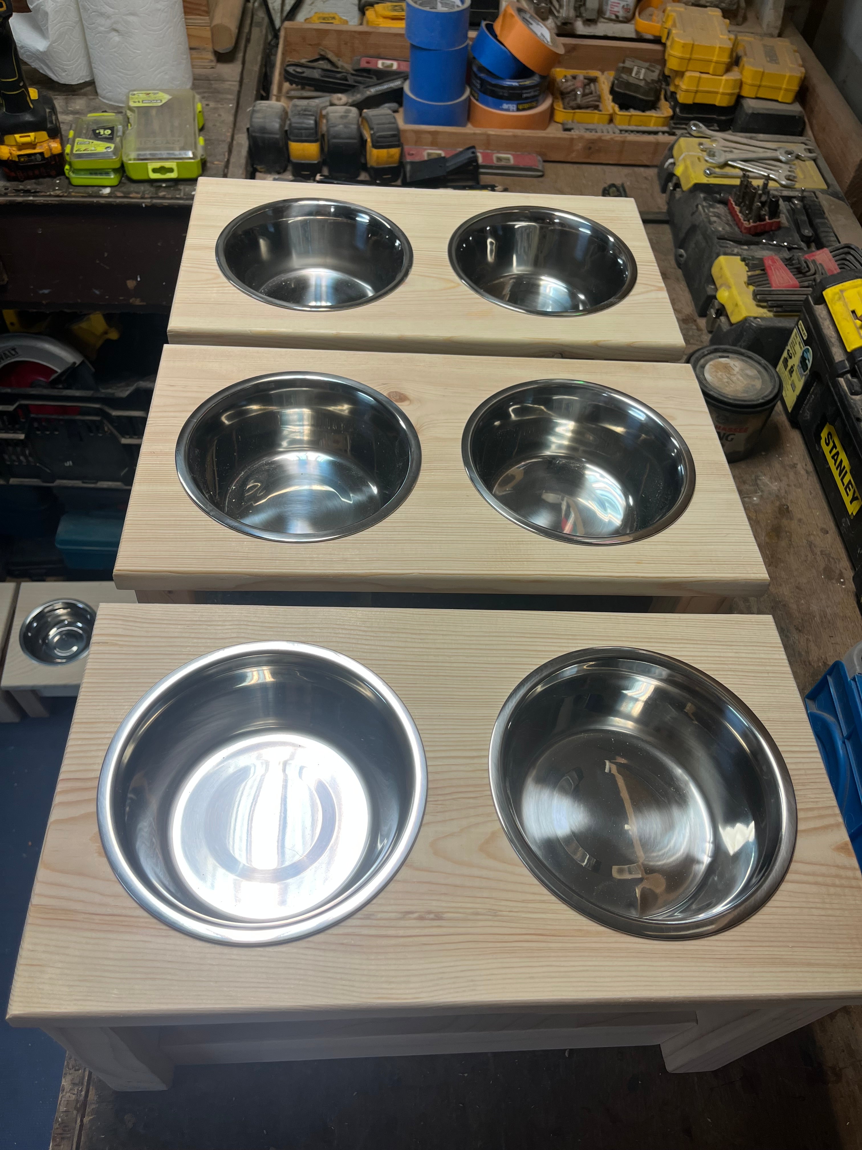 Elevated Dog Food Dishes - Medium
