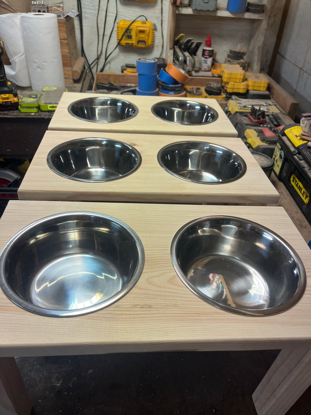 Elevated Dog Food Dishes - Medium