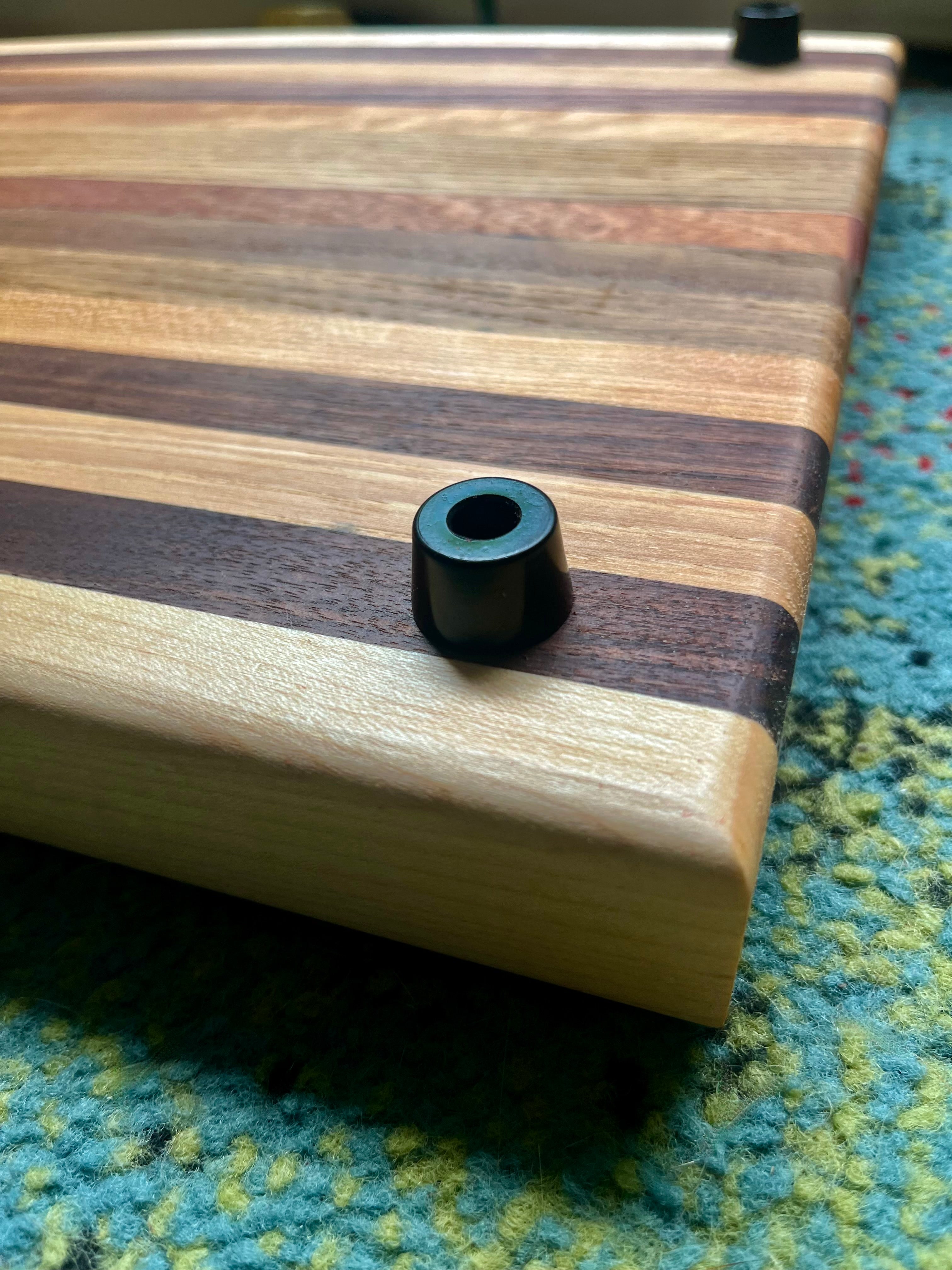 Premium Handmade Hardwood Cutting Board – Edge Grain Style with Juice Groove