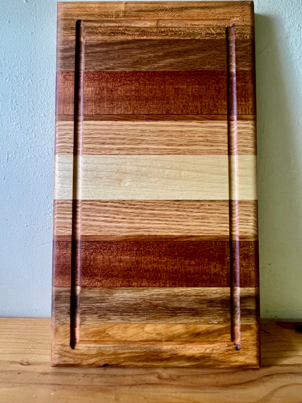 Premium Hardwood Face Grain Cutting Board – Handmade Serving & Prep Board