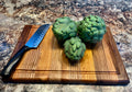 Rustic Handmade Face Grain Cutting Board – Solid Hardwood Kitchen Board