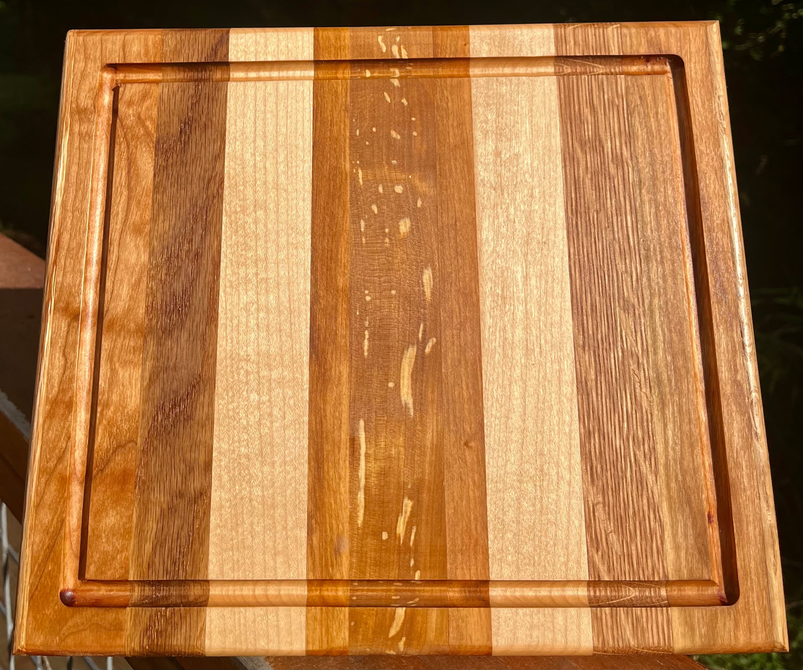 Handcrafted Hardwood Cutting Board – Face Grain Serving & Prep Board