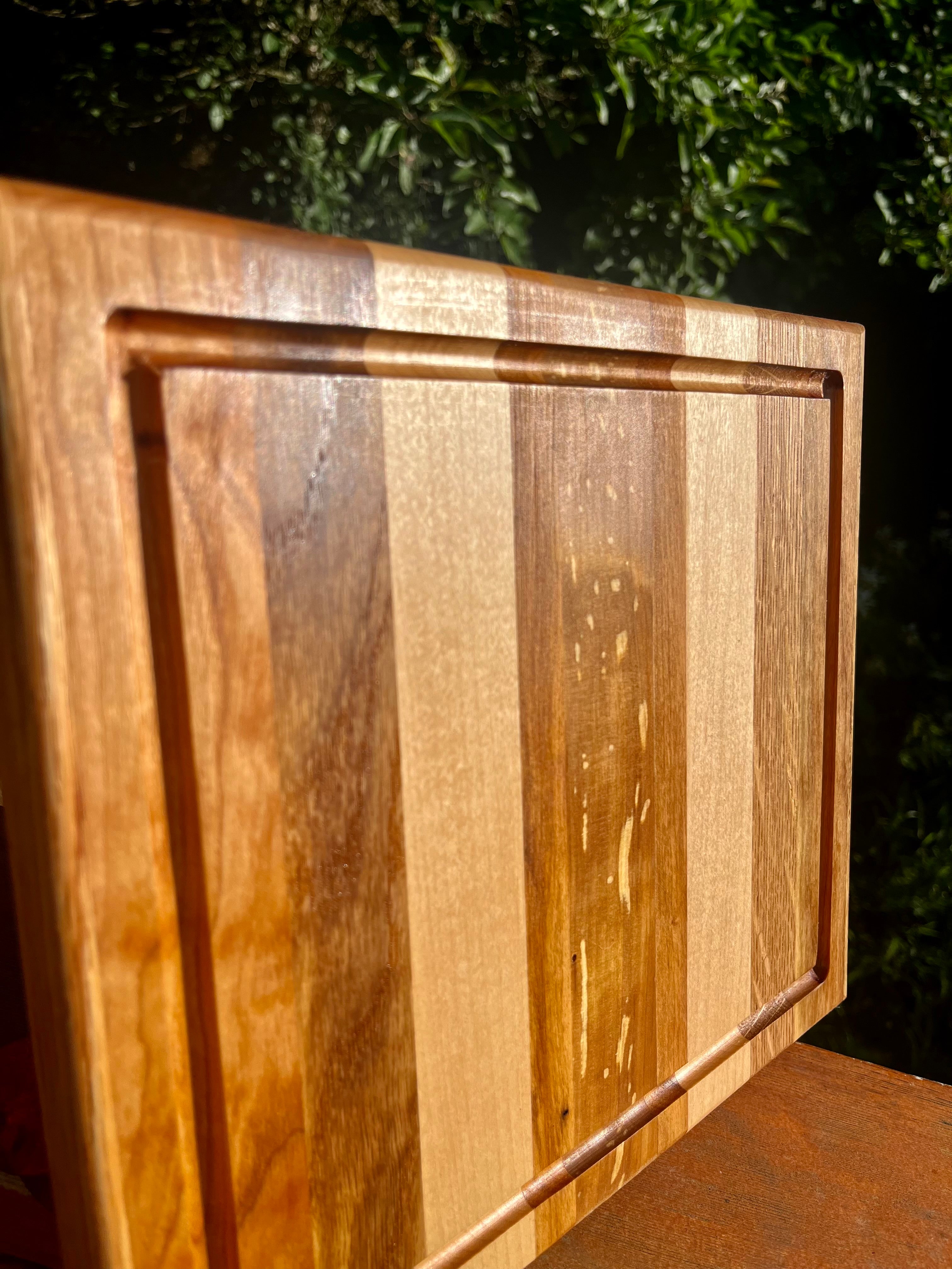Handcrafted Hardwood Cutting Board – Face Grain Serving & Prep Board