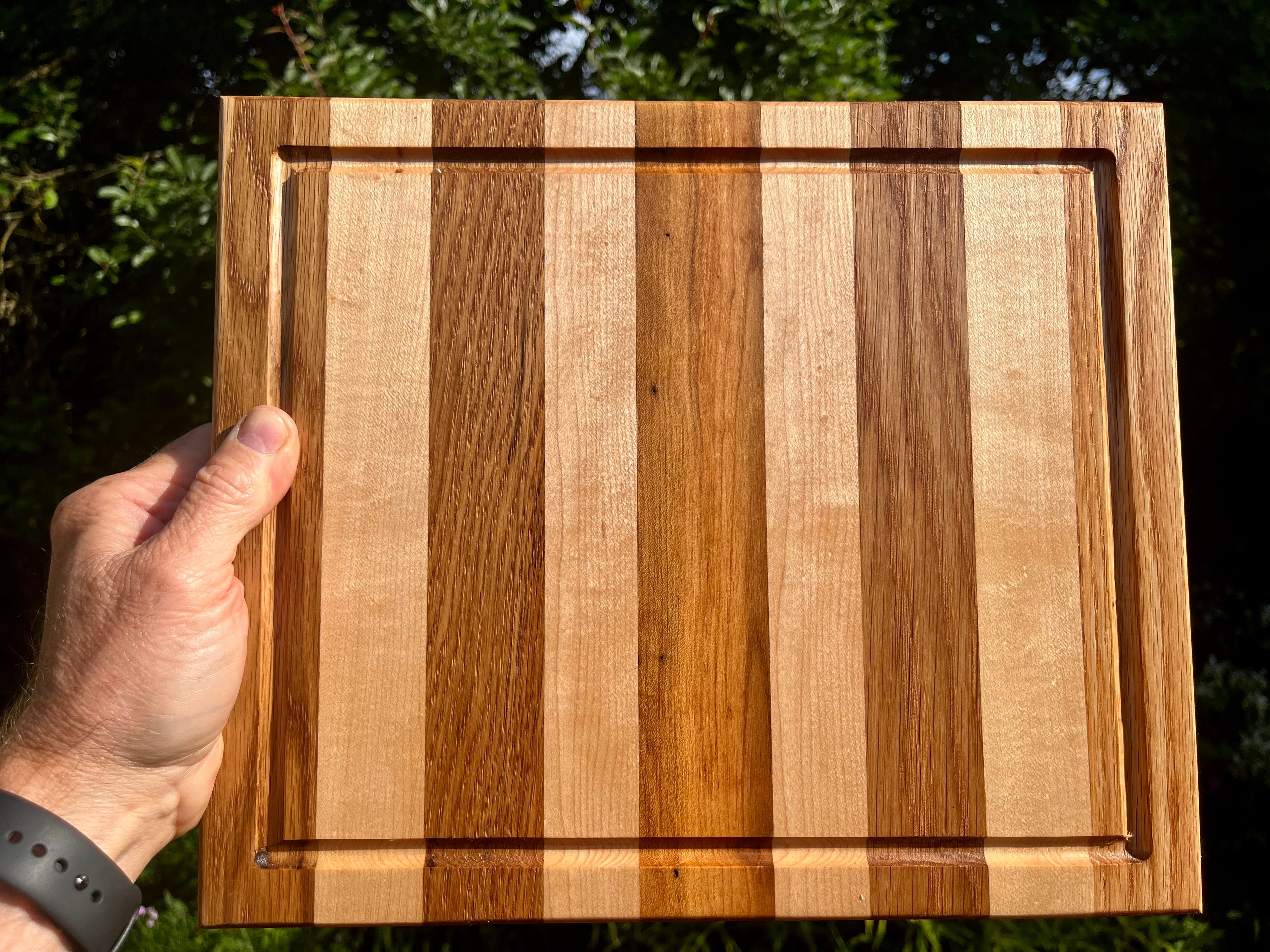 Premium Face Grain Hardwood Cutting Board – Handmade Kitchen & Charcuterie Board
