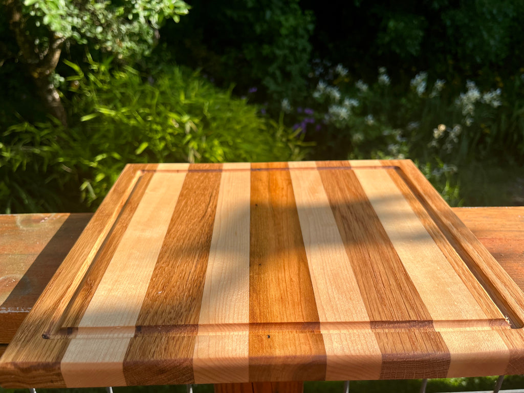 Premium Face Grain Hardwood Cutting Board – Handmade Kitchen & Charcuterie Board