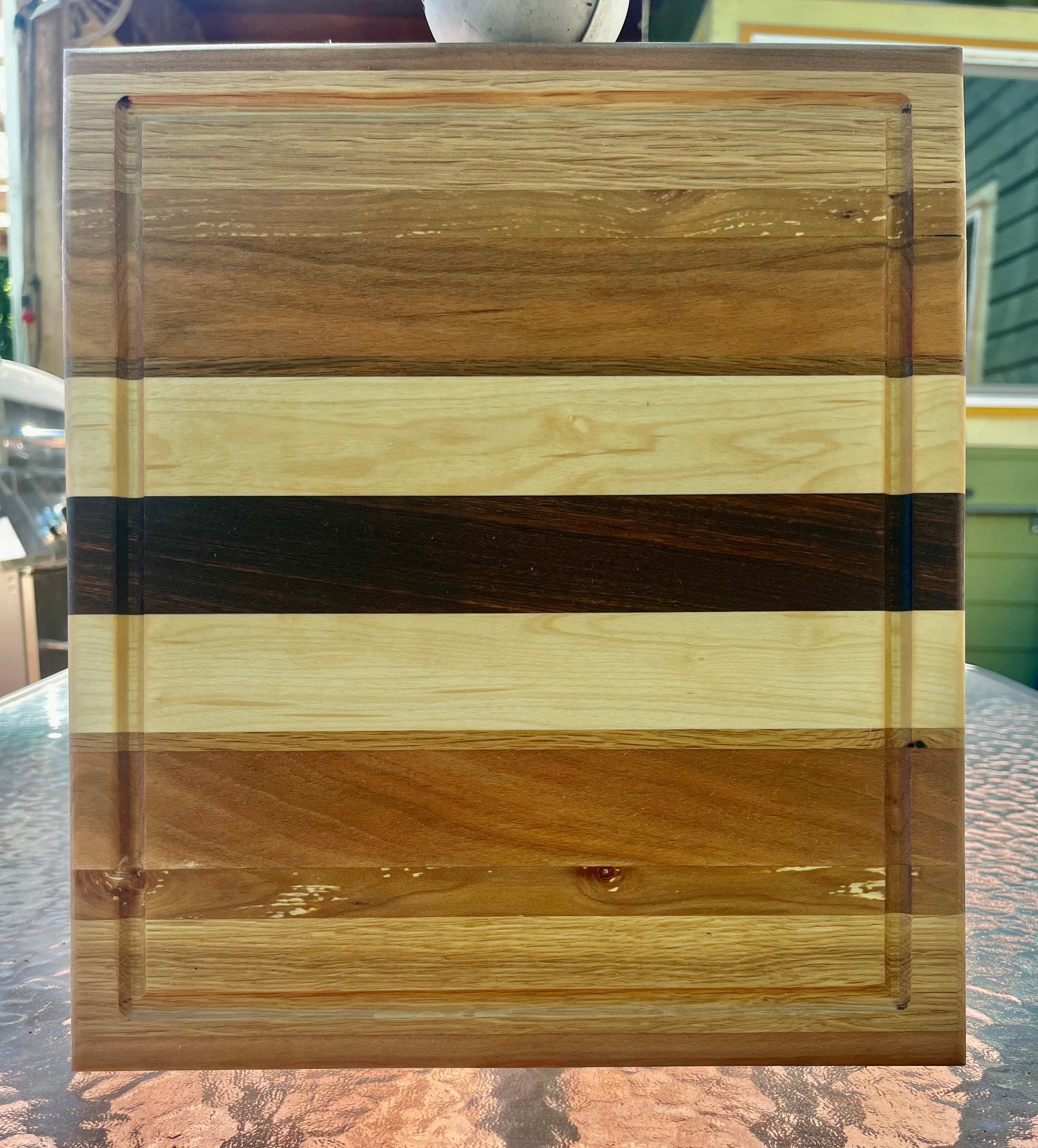 Handmade Face Grain Cutting Board – Walnut, Apple, Oak, Cherry & Maple | Locally Grown Gifts