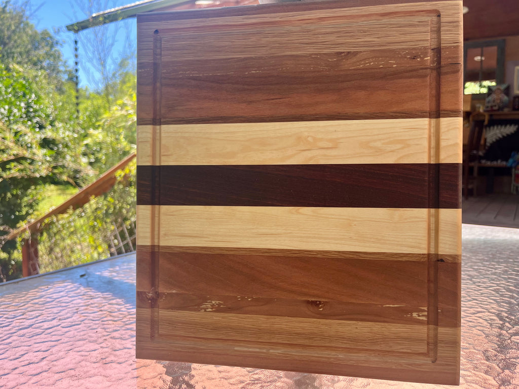 Handmade Face Grain Cutting Board – Walnut, Apple, Oak, Cherry & Maple | Locally Grown Gifts