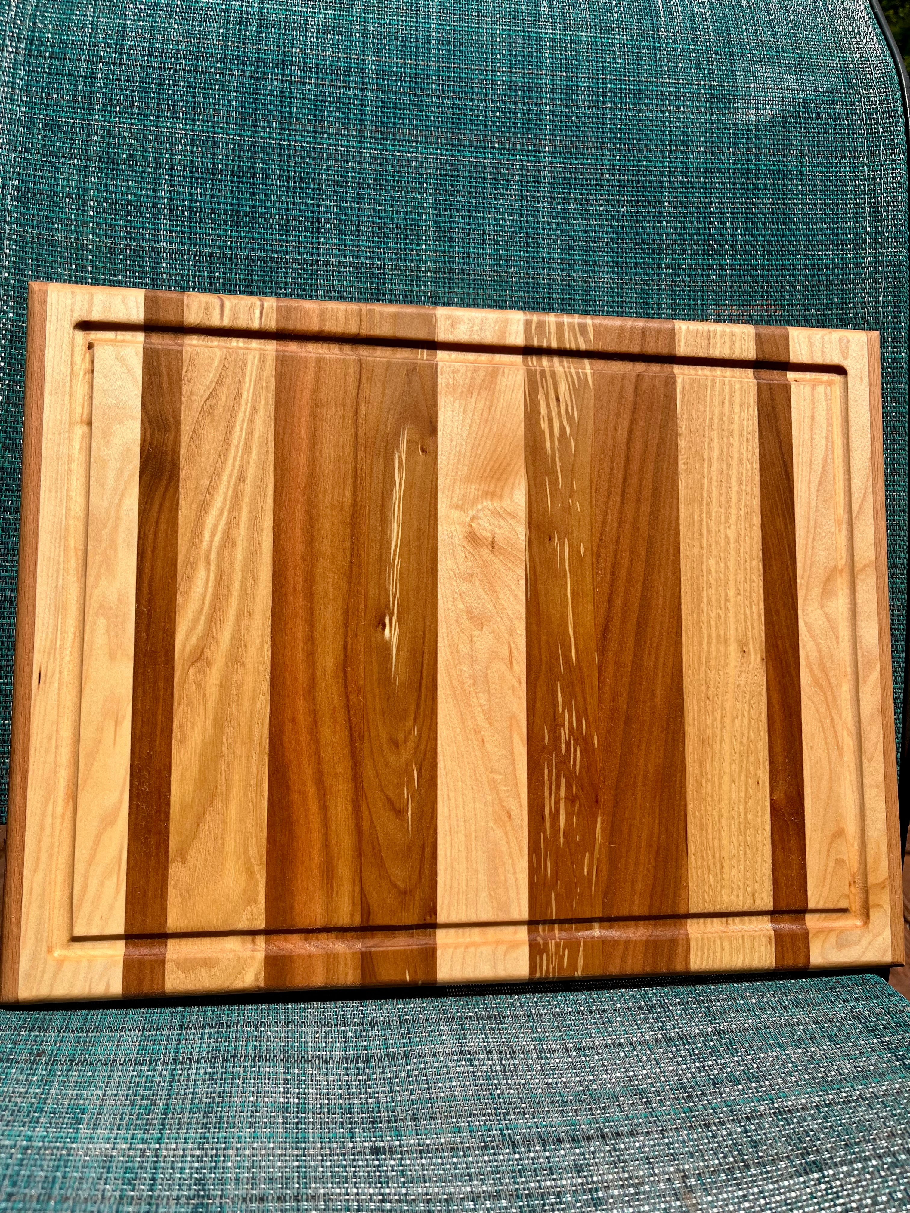Handmade Face Grain Cutting Board – Apple, Oak, Cherry, Maple & Walnut | Locally Grown Gifts