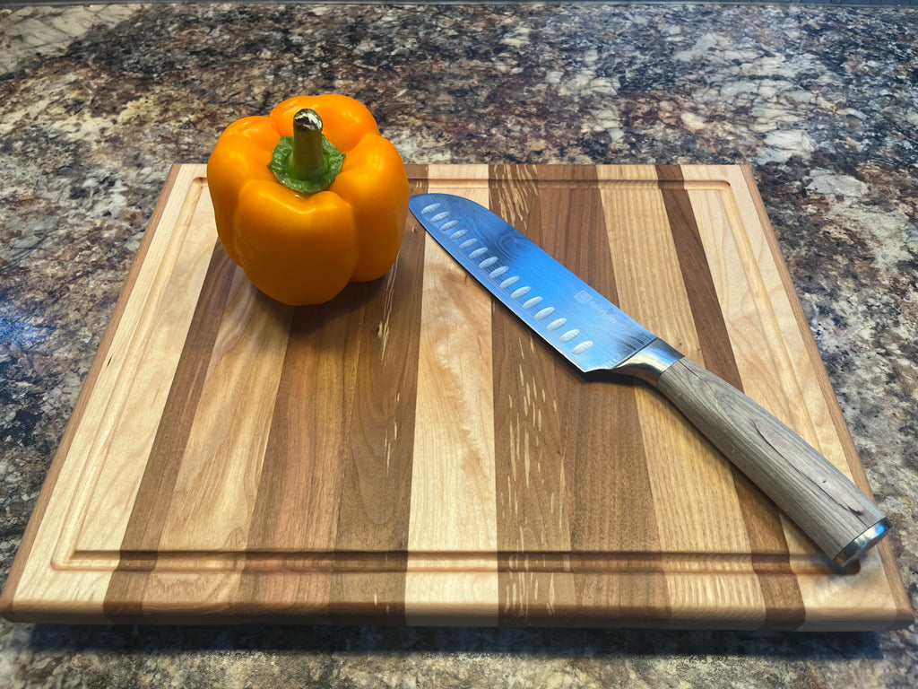 Handmade Face Grain Cutting Board – Apple, Oak, Cherry, Maple & Walnut | Locally Grown Gifts