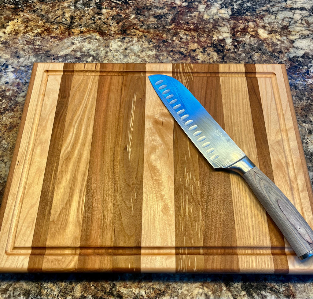 Handmade Face Grain Cutting Board – Apple, Oak, Cherry, Maple & Walnut | Locally Grown Gifts