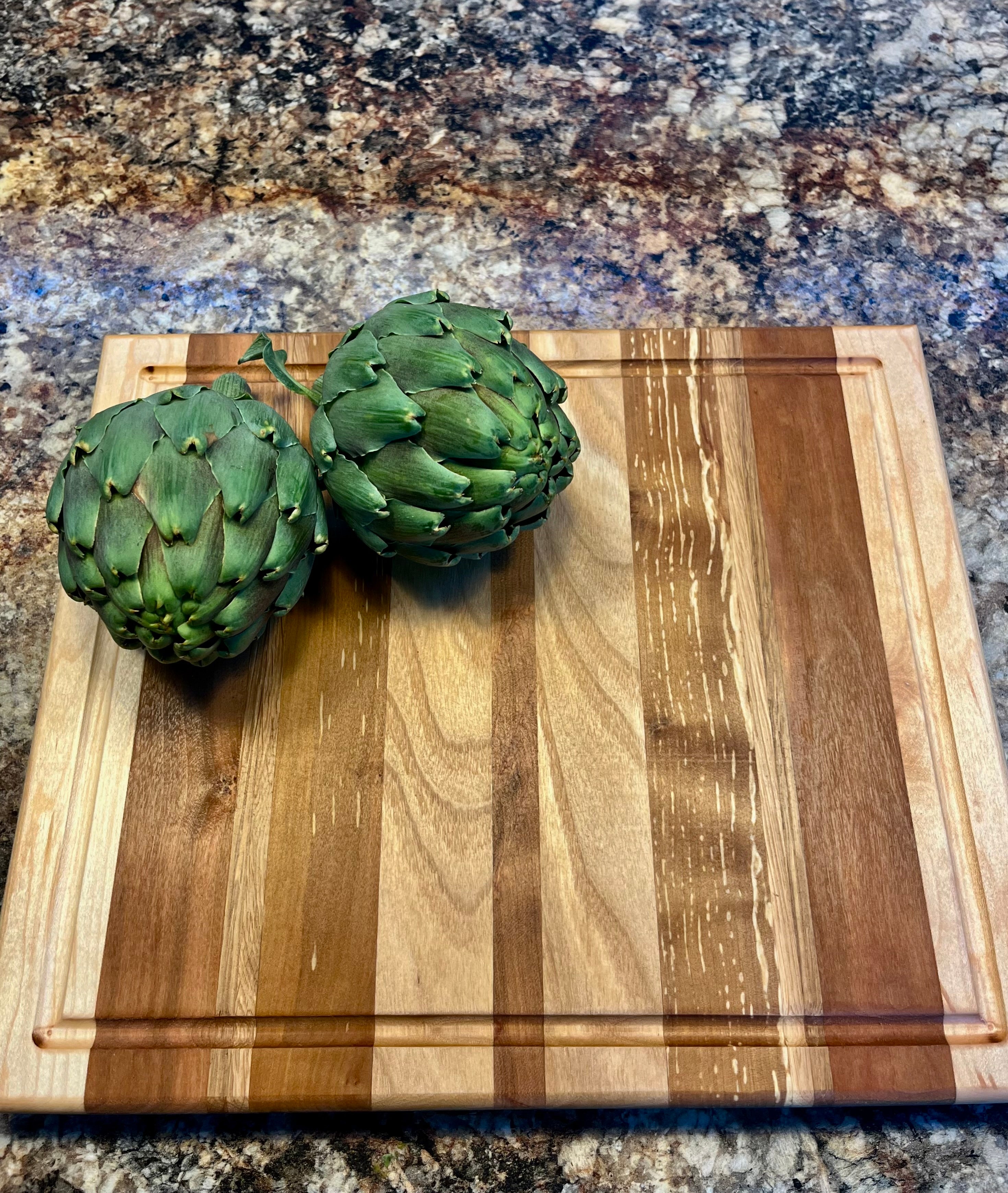 Handmade Face Grain Cutting Board – Cherry, Apple, Oak & Maple | Locally Grown Gifts
