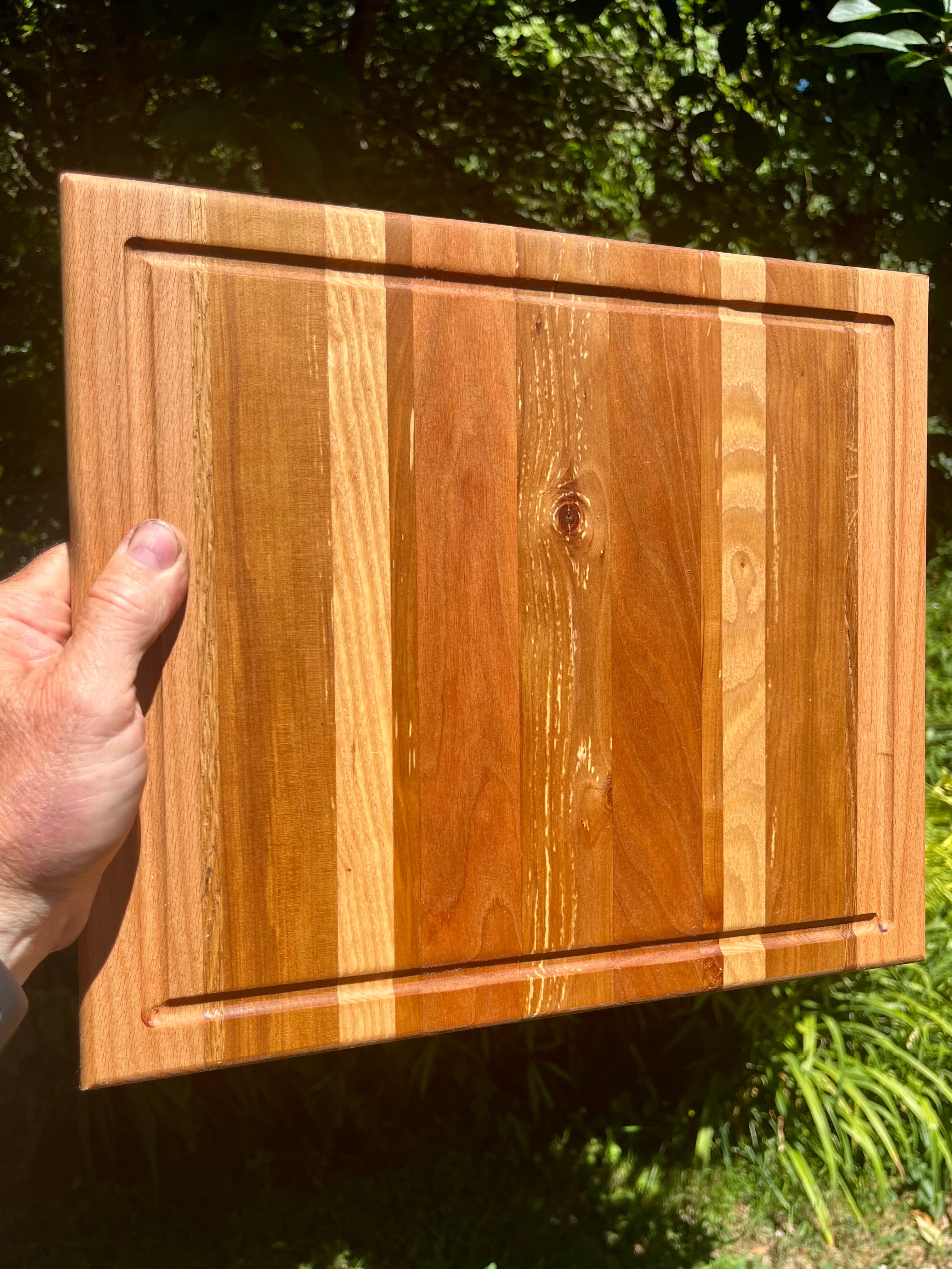 Handmade Face Grain Cutting Board – Apple, Oak, Cherry & Maple | Locally Grown Gifts