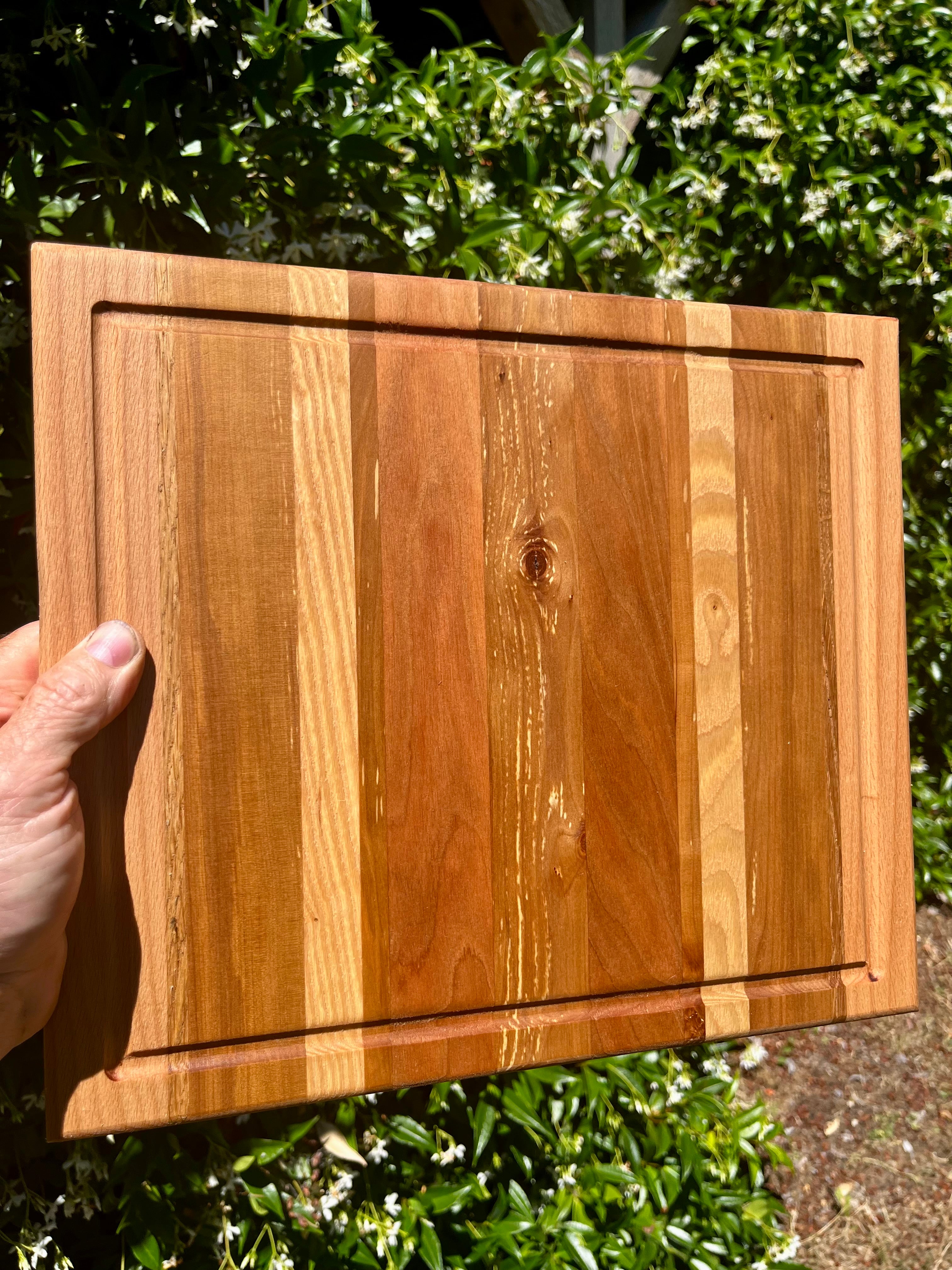 Handmade Face Grain Cutting Board – Apple, Oak, Cherry & Maple | Locally Grown Gifts