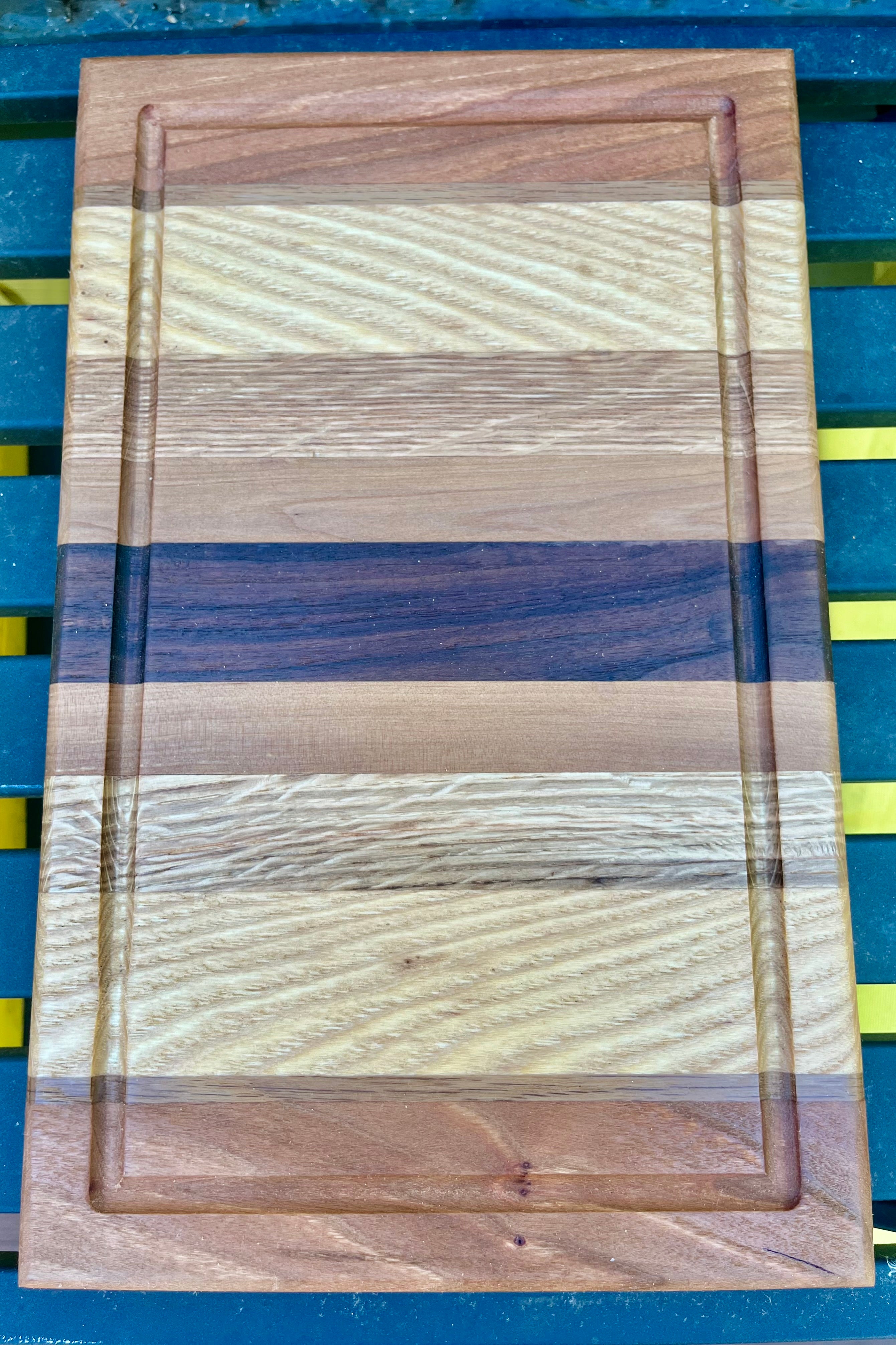 Handmade Face Grain Cutting Board – Walnut, Oak & Cherry | Locally Grown Gifts