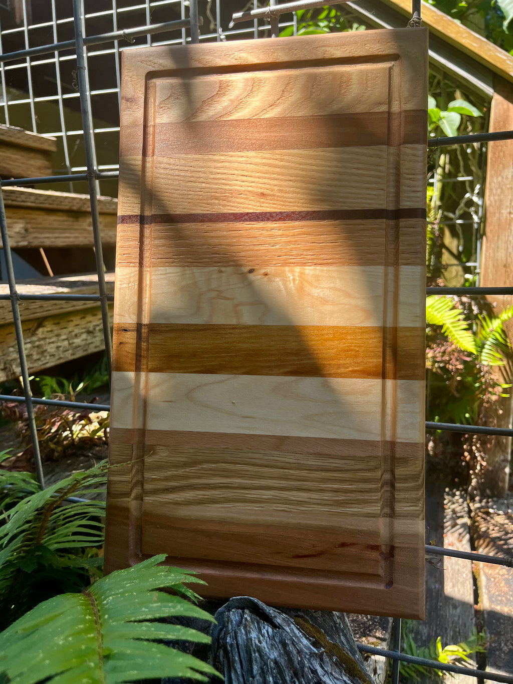 Handmade Face Grain Cutting Board – Cherry, Oak, Maple, Walnut & Sapele | Locally Grown Gifts