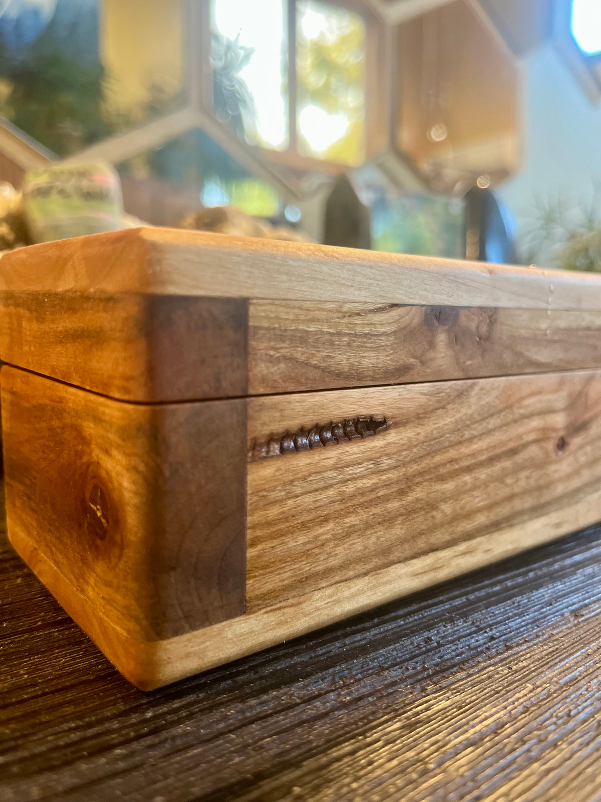 Heirloom Apple, Plum & Alder Treasure Chest Box