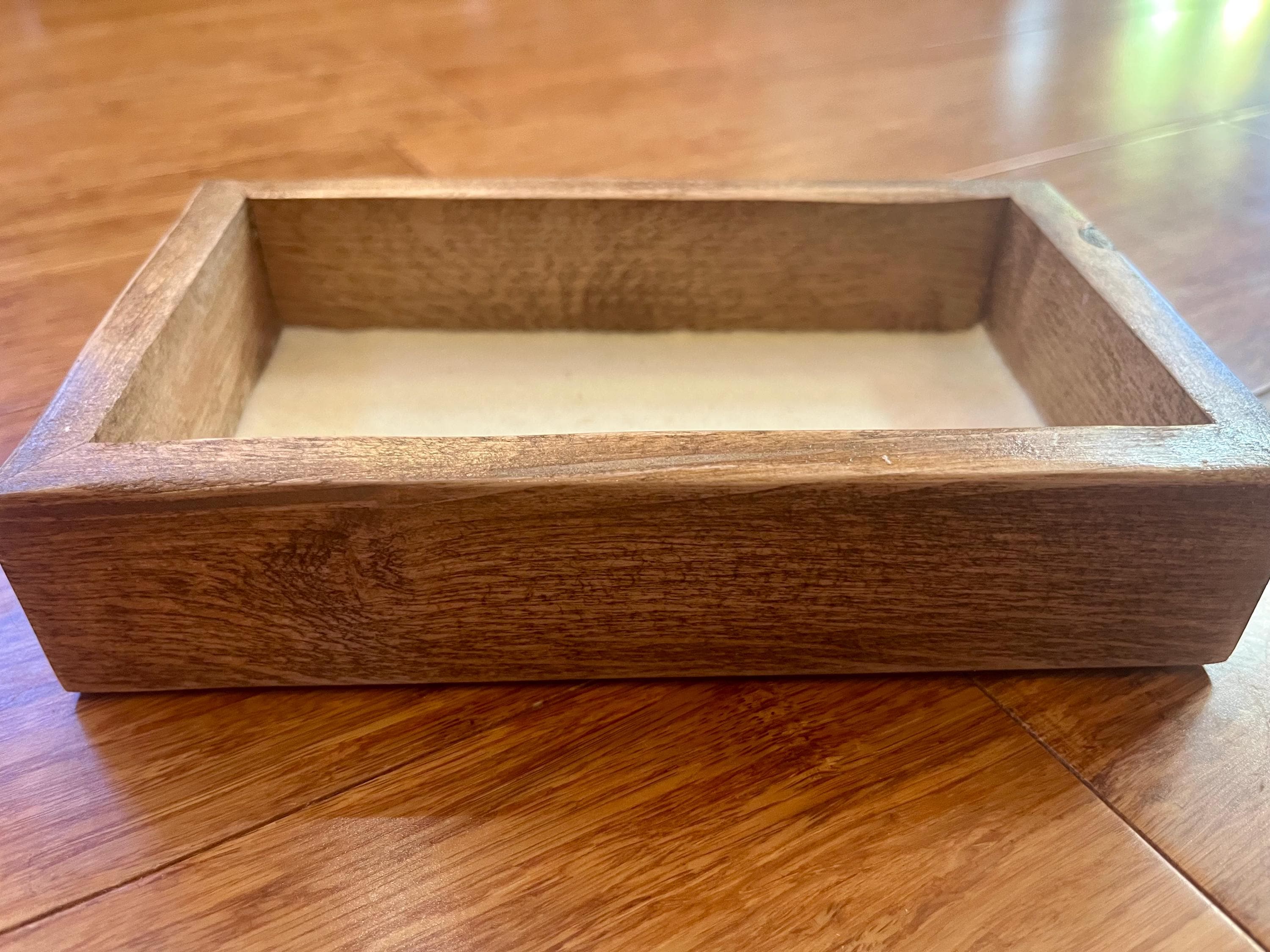 Handmade Purple Plum Wood Ring Tray | Live-Edge Trinket Dish