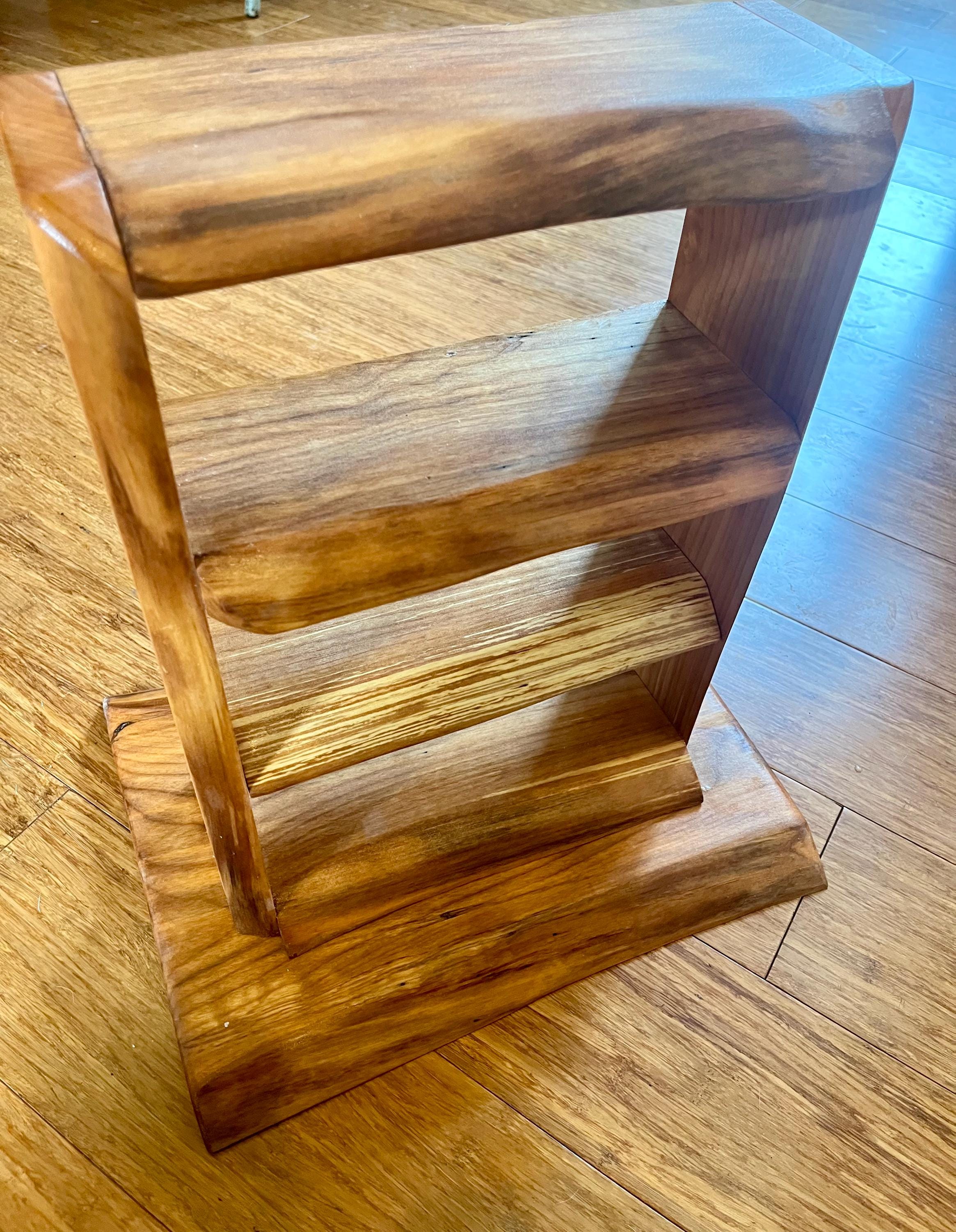 Live-Edge Alder Wood Shelf | Handmade Rustic Desk or Wall Decor